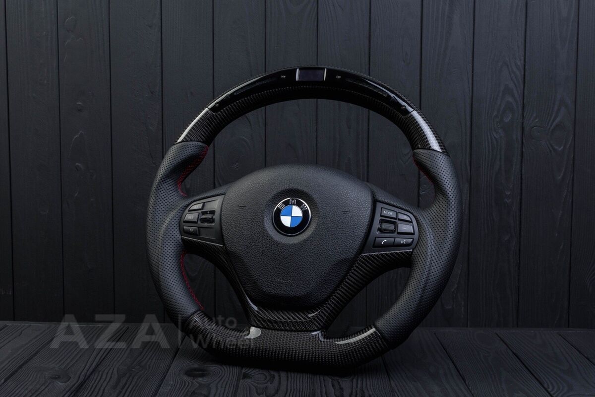 F30 F20 335i 328i 320i 428i 435i F36 LED Carbon Fiber BMW Custom Steering  wheel