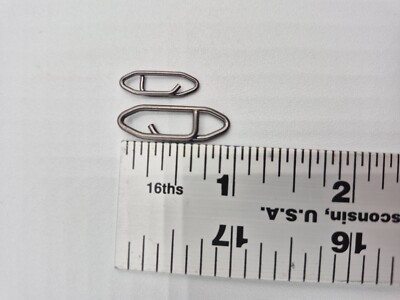 Clips di Pesca, 100Pcs Clip di Velocità in Acciaio Inox, Facile Richiamo, Snap Connettore Pesca, Accessori per la Pesca, for Pescatori, Camping, Outdoor, DIY, Famiglia e Uso Domestico