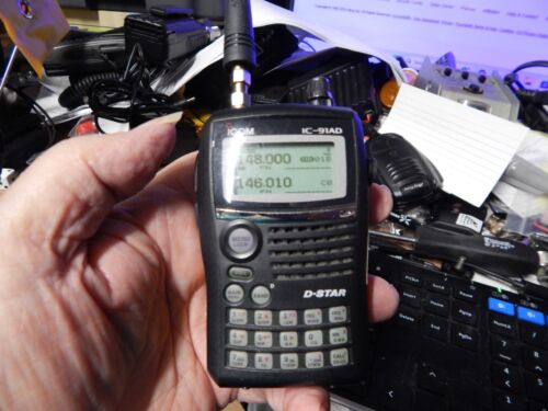 ICOM IC-91AD Dual Band 2m / 440 HT / Wideband Ham - Picture 1 of 6