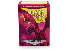 Matte Magenta 100ct Dragon Shield Sleeves Standard Size