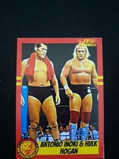 CUSTOM NJPW New Japan Pro Wrestling Trading Card 2021 Inoki & Hulk Hogan #163