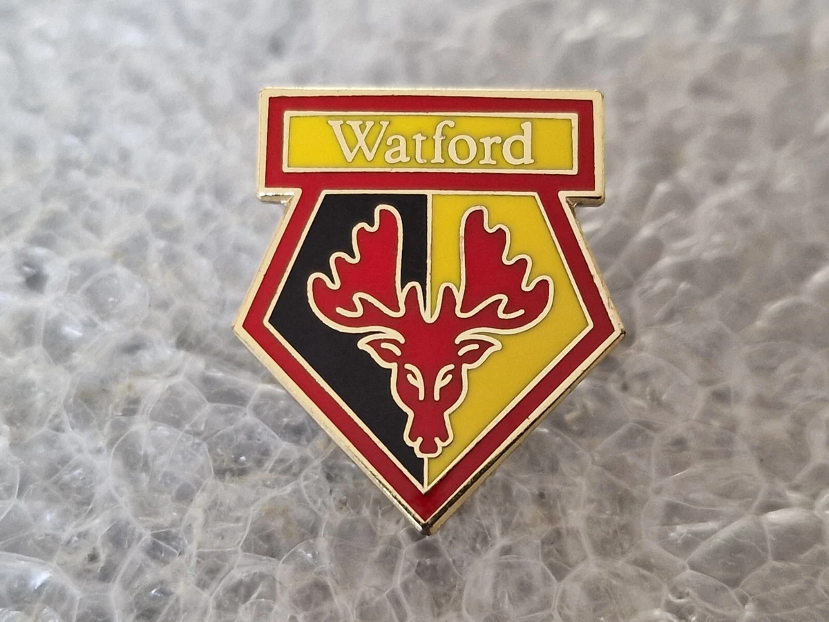 Pin's Watford FC - 1996 - Insigne Club Jaune, Noir, Rouge - Original - Angleterre