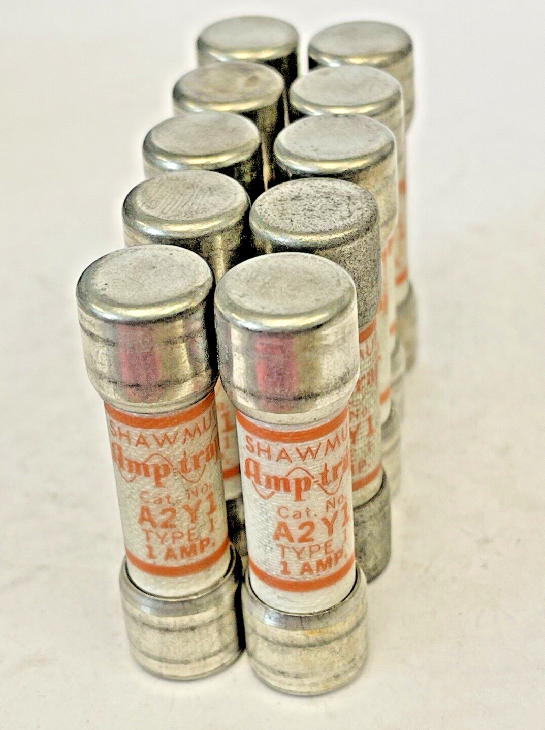 SHAWMUT - *BOX OF 10* - SHAWMUT A2Y1 - 1 AMP, 250 VAC AMP TRAP FUSES