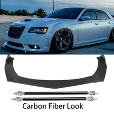 Front Lip Chin Bumper Body Kits Splitter Spoiler Carbon For Chrysler 300 SRT8