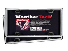 Weathertech Clearframe License Plate Frame- Durable Frame - 2 Pack - 17 Colors