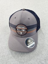 University Of Illinois Fighting Illini Football Adjustable Hat Cap Mesh Back NWT