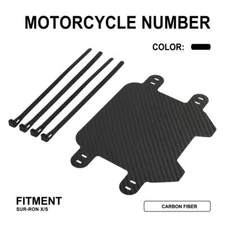 Carbon Fiber Number Plate, DH License Plate For Sur Ron X/S Talaria X3/MX3/MX4