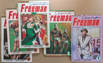 CRYING FREEMAN Part 2 # 4, 6 Part 3 #6 Part 5 # 1 US Comics Konvolut MANGA