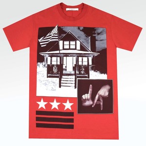 givenchy paris t shirt red