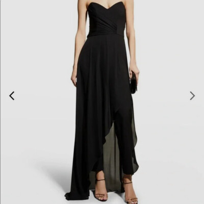 nicole miller black strapless dress Neon Pants Dress Black / 14byNicole Miller