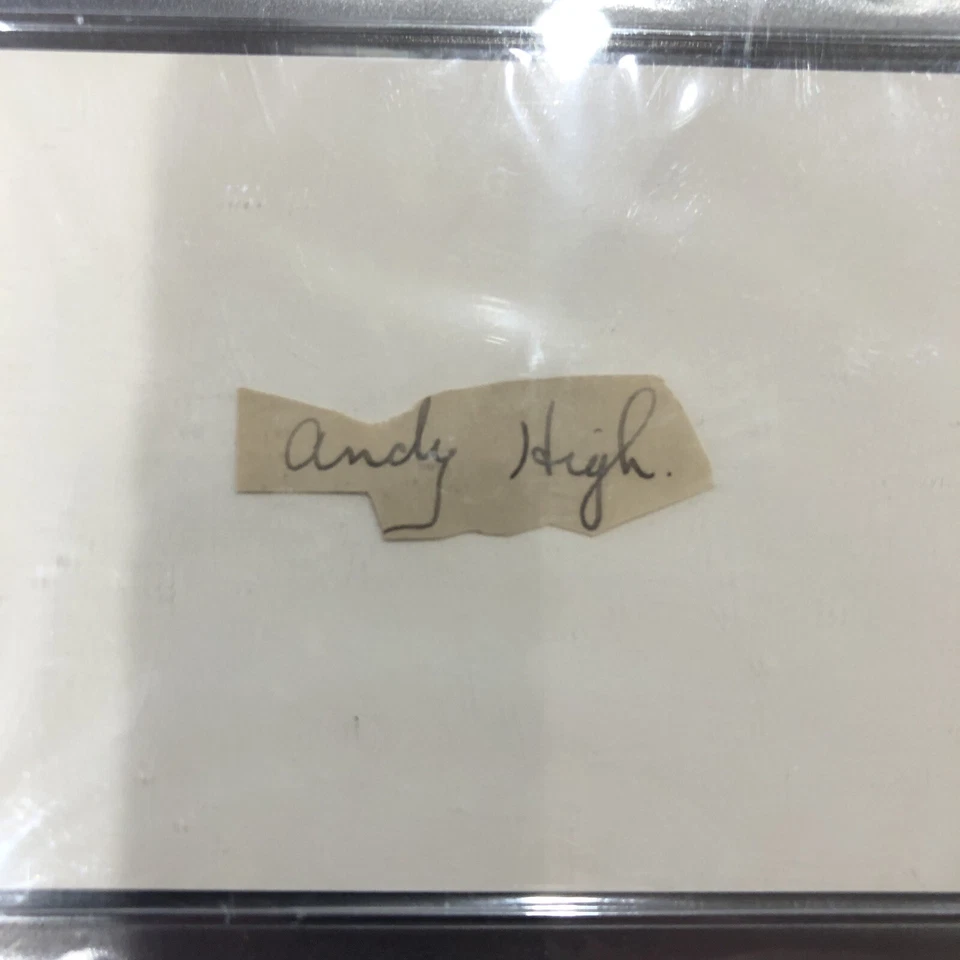 Andy Aird High PSA Cut Signature RARE! - Image 4 of 4