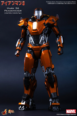 ホットトイズ 1/6スケール アイアンマン マーク36 ピースメーカー Hot Toys Movie Masterpiece Iron Man Mark 36 Peace Maker Figure