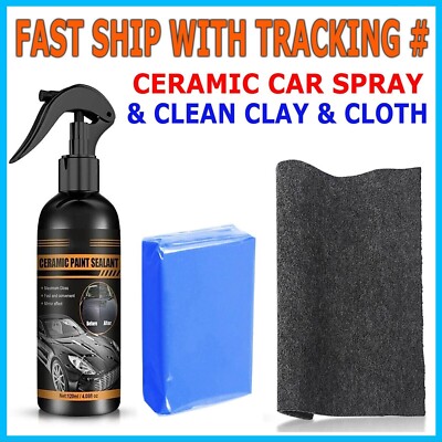 High Protection Quick Car Coat Ceramic Coating Spray Hydrophobic 120ML US