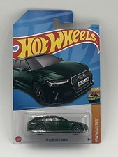 Hot Wheels - 2023 HW Wagons 1/5 17 Audi RS 6 Avant 187/250 Dark Green Rare Color