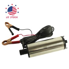DC 12V New Electric Submersible Transfer Pump Fuel Diesel Water Oil 30L/MIN