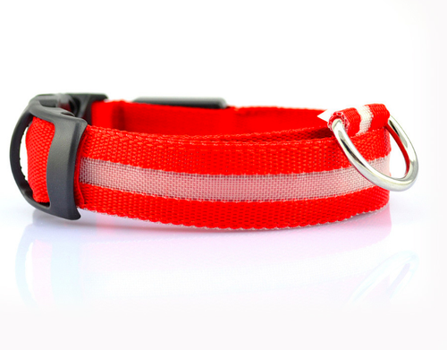 LED Glow Collar Dog Puppy Pet Flashing Light Safety Glow In The Dark FAST POST - Picture 76 of 81