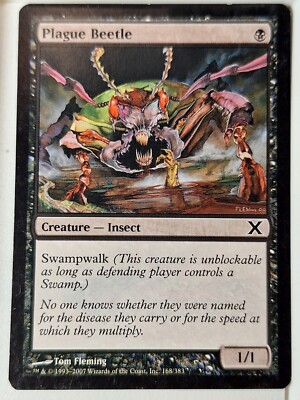 Plague Beetle - 10th Edition Core Set - Magic the Gathering MTG Nice!
