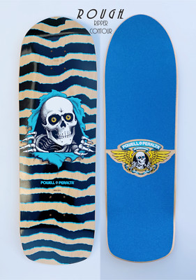 Die-Cut Skateboard Grip Tape for Powell Peralta Old School Ripper shape 144