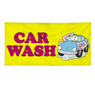 #ad Vinyl Banner Multiple Sizes Car Wash Outdoor Advertising Printing H Automotive $149.99