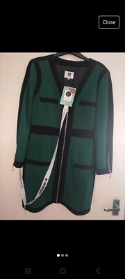 comino couture dress size 14. Brand new with tags. Green and black RRP £210