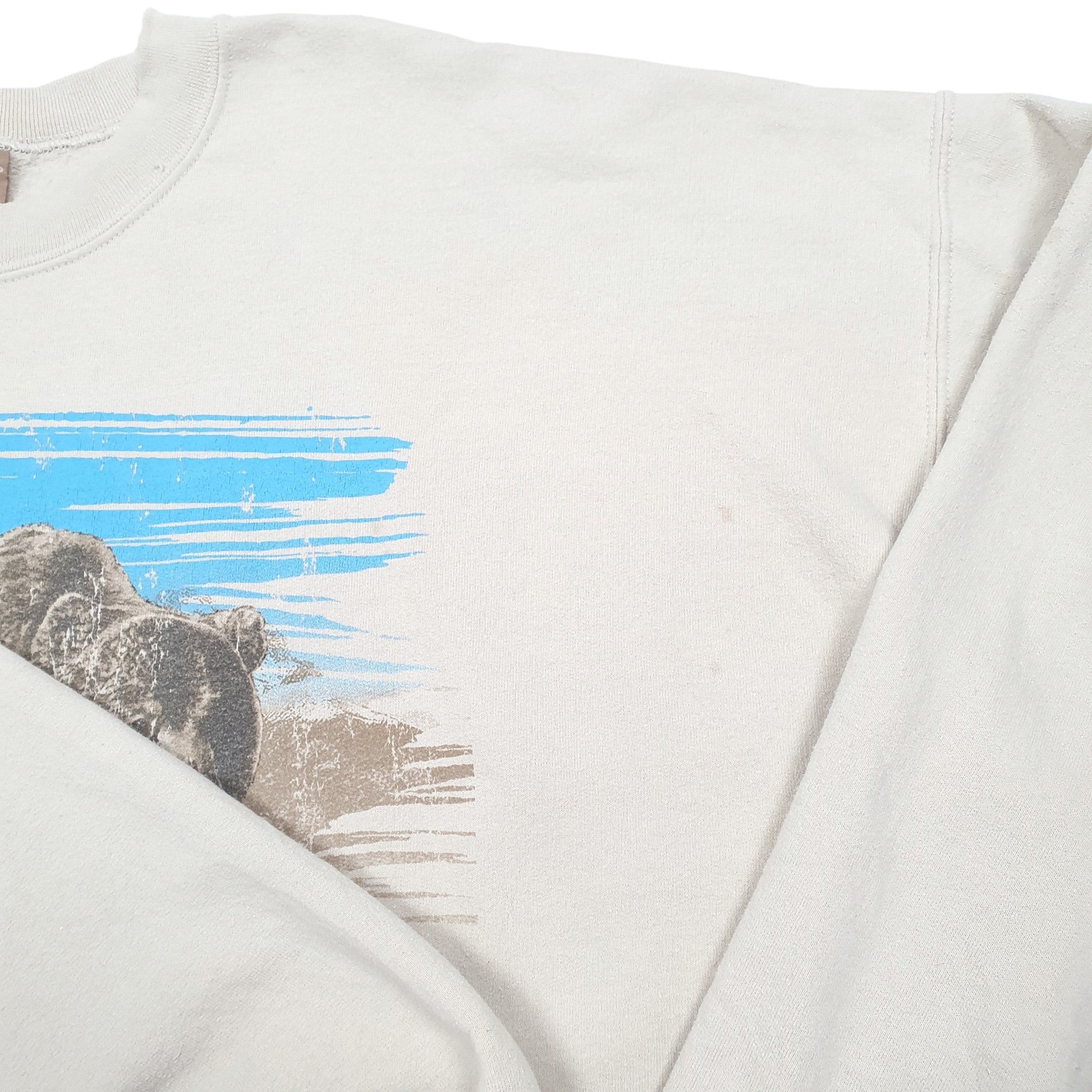 GEORGE Crewneck Big Bear Country Grizzly Wilderness Jumper Sweatshirt Mens XXXL image 4