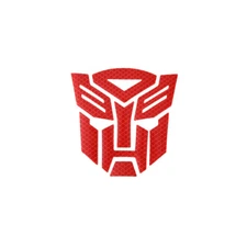 Red Transformers Autobot Decal Car Body Side Fender Trunk Reflective Sticker