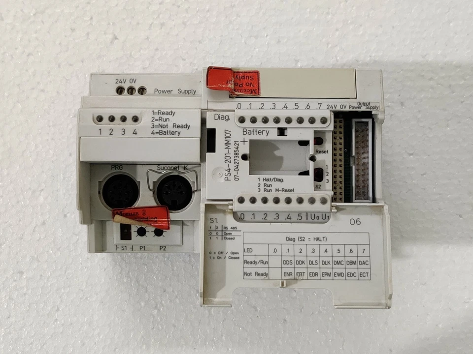 Klockner Moeller PS4-201-MM107 Compact Controller PS4-201-MM1 - Image 2 of 4