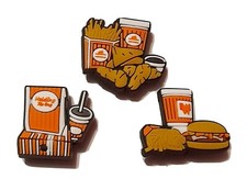 Texas Food! Shoe Charms 3 PC Set! For Shoes & More! Croc Compatible!