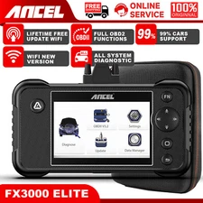 ANCEL FX3000 Elite Car OBD2 Scanner ABS SRS Engine TCM Diagnostic Tool Oil Reset