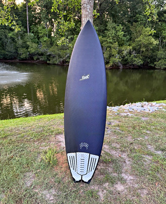 CUSTOM 6'1 Lost Mod Quad surfboard shortboard full carbon fiber black dart 34.2L