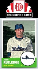 2012 Topps Heritage Minor League Josh Rutledge Rookie Tulsa Drillers RC #186