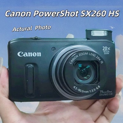 Canon PowerShot SX260 HS 12.1MP Digital Camera Black
