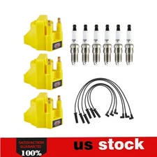 For 1996-2005 Buick LeSabre 3.8L Spark Plug and Ignition Coil DR39 and Wire Set