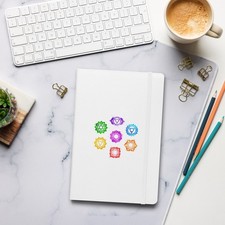 Chakra Hardcover Journal - Lined Notebook for Meditation, Yoga  Mindfulness
