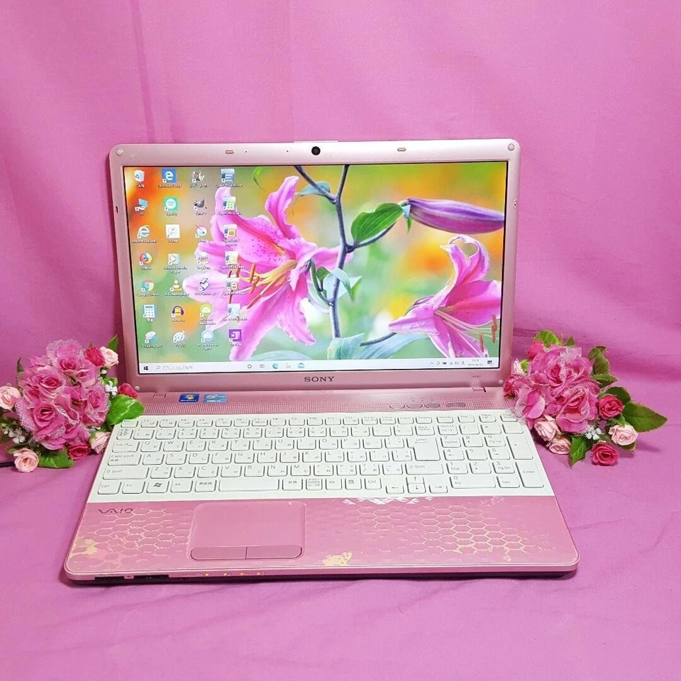 Sony VAIO Pink Laptop Core i5 2nd Gen 4GB RAM 750GB HDD Win10 Webcam HDMI - Image 2 of 4