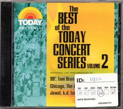 CD Sting, k.d. lang, The Corrs Today Presents: The Best Of The Today Concert Se