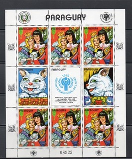 Paraguay 1982 Klb. 3515 Fairy Tale “The Puss in Boots”.