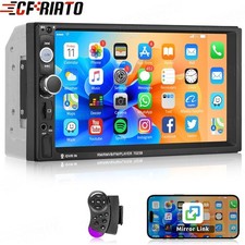7" Doppel 2Din Autoradio Stereo Bluetooth Touchscreen TF FM USB AUX MP5 Player