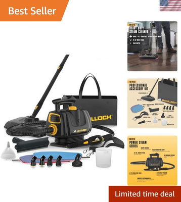#ad MC1270 Portable Power Steam Cleaner 30 Minute Runtime 16 Accessories: Mop H... $248.70