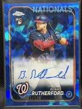 2024 Topps Chrome Sapphire Edition #CSA-BR Blake Rutherford Autographs #/199