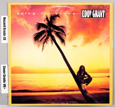 EDDY GRANT - Going for Broke, 1984 LP Vinyl Record Album : EX/VG+ FR 39261