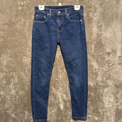 Levi Women's 502 Hi-Ball straight leg W27 ￼Dark Washed. 