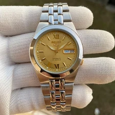 SEIKO 5 7s26-02V0 Automatic Watch 35mm Excellent Condition