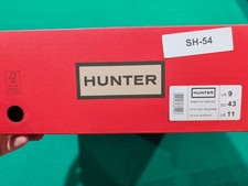 Stivali corti neri da donna HUNTER ORIGINAL PLAY (US 11/ UK 9/ EU 43) nuovi con scatola