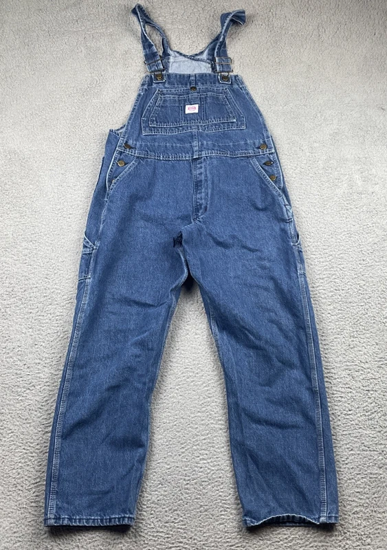 Key Women's Blue Denim Bib Overalls