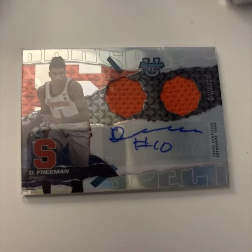 2024-25 Bowman Best University Donovan Freeman Dual Relic  Auto Syracuse🔥🔥🍊