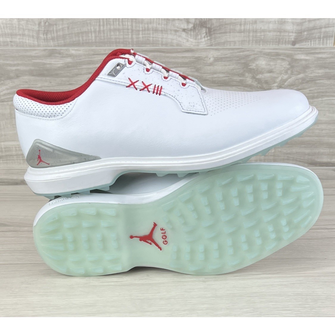 Nike Air Jordan ADG 5 White Fire Red Metallic Silver nby Men's