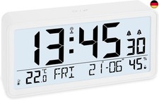 ADE Digitaler Funkwecker mit XXL-Ziffern | Tischuhr und Funkwecker mit