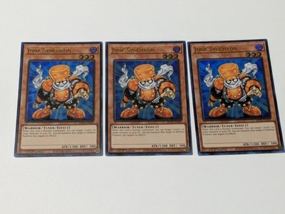 3x Junk Synchron Ultra Rare Yugioh! Mega Tins 2025