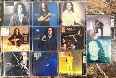 Kenny G Lot of 11 Jazz CDs Breathless Live The Moment Greatest Hits Holiday